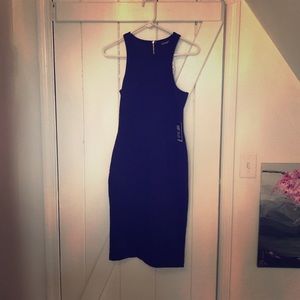 Express black dress zip back never worn size6